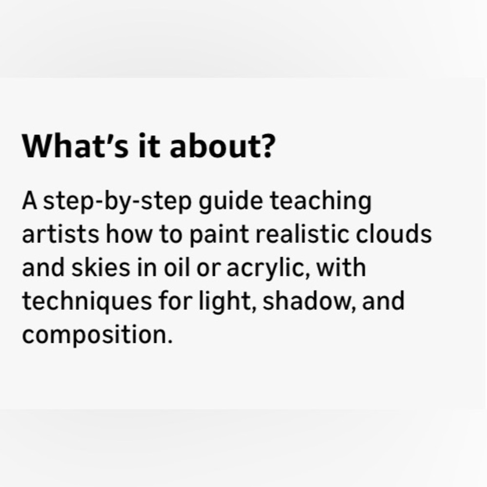 Clouds & Skyscapes (How to Draw & Paint) by Alan Sonneman Out of Print - Picture 3 of 3